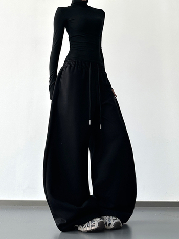 Naiste denim laiad püksid | kõrge vöökoht, pikad, talv 2025