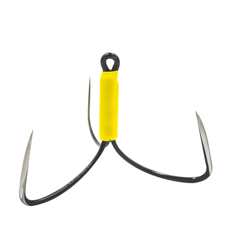 Ghost Peak trozubni kuki bez bodlja, paket 500 komada, za morski i slatkovodni ribolov