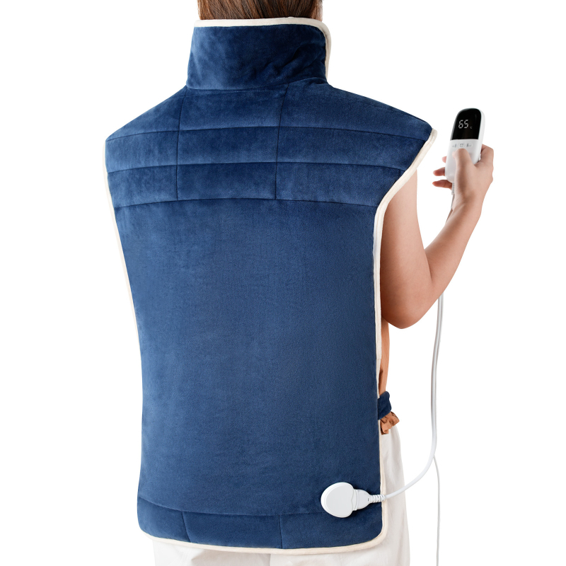 Naiye gravitacijos patobulintas pečių ir kaklo šildymo kilimėlis su išmaniu temperatūros valdymu, 100V, 30–70°C