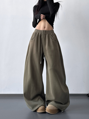 Naiste denim teksapüksid fleece voodriga, sirge lõige, kõrge vöökoht, pikad, talve 2025