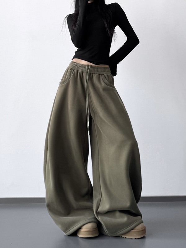 Naiste denim teksapüksid fleece voodriga, sirge lõige, kõrge vöökoht, pikad, talve 2025