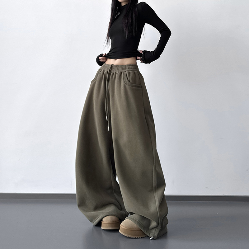 Naiste denim teksapüksid fleece voodriga, sirge lõige, kõrge vöökoht, pikad, talve 2025