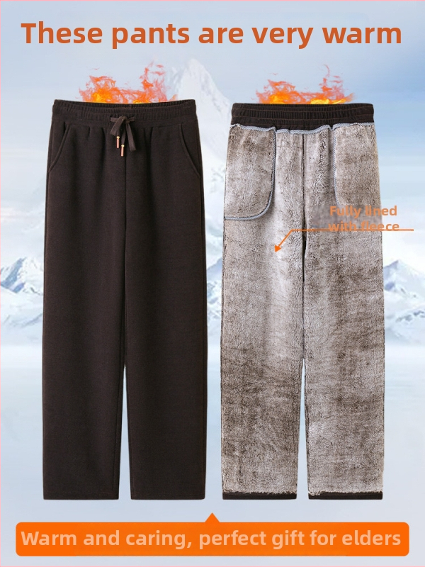 Moterų flisinės termo sportinės kelnės žiemai, laisvas kirpimas, ilgos, vidutinio storio, šiek tiek elastingos