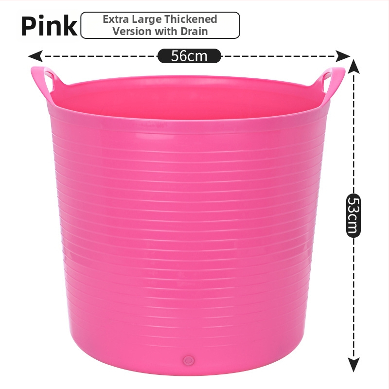 Izoliuotos plastikinės vonios kibiras kūdikiams ir vaikams – dviejų sluoksnių dizainas