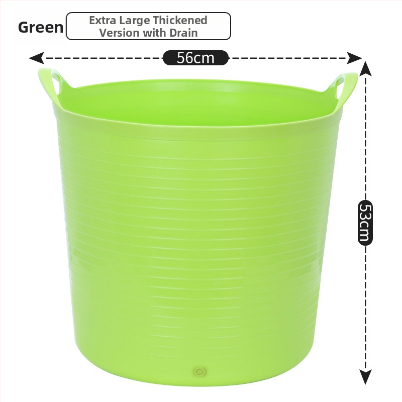 Izoliuotos plastikinės vonios kibiras kūdikiams ir vaikams – dviejų sluoksnių dizainas