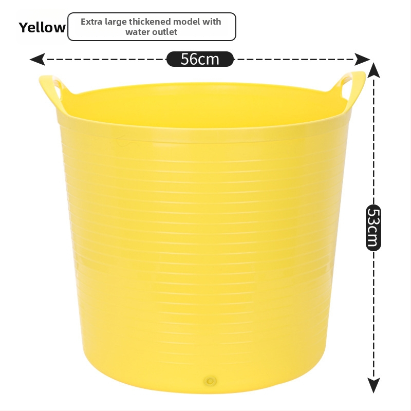 Izoliuotos plastikinės vonios kibiras kūdikiams ir vaikams – dviejų sluoksnių dizainas