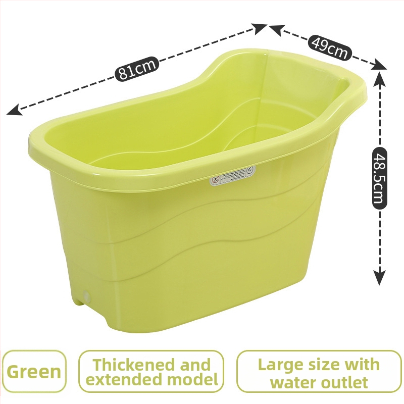 Izoliuotos plastikinės vonios kibiras kūdikiams ir vaikams – dviejų sluoksnių dizainas