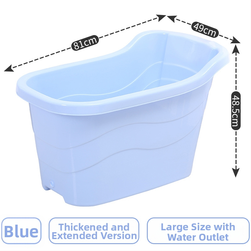 Izoliuotos plastikinės vonios kibiras kūdikiams ir vaikams – dviejų sluoksnių dizainas