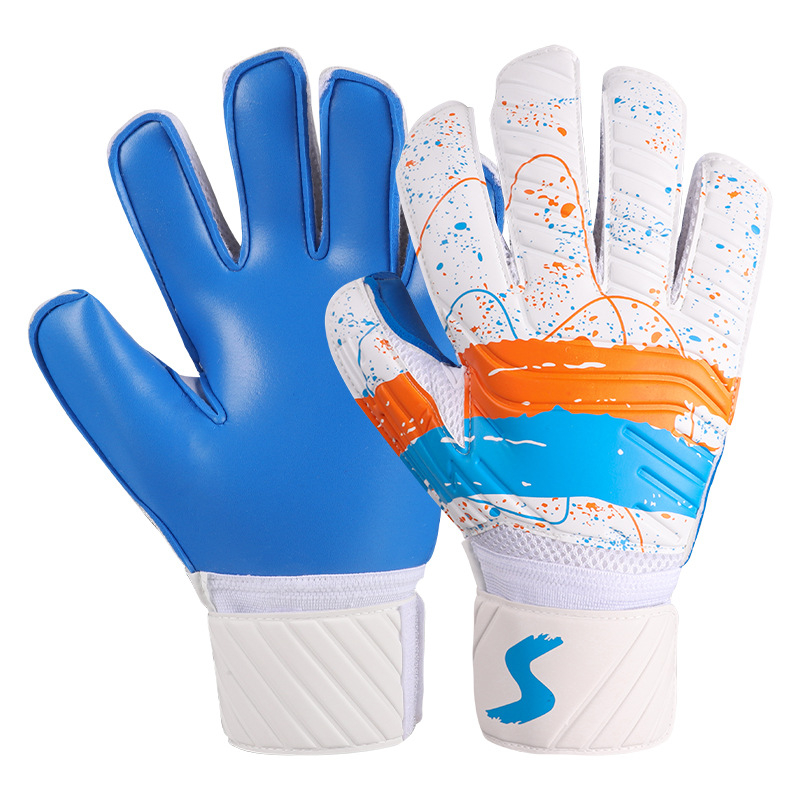 Jalgpalliväravavahi kindad – lateks/PU, sõrmede kaitse, libisemiskindel haare, unisex, treeninguks