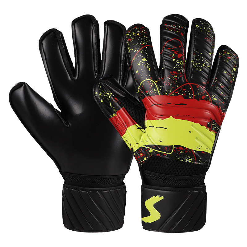 Jalgpalliväravavahi kindad – lateks/PU, sõrmede kaitse, libisemiskindel haare, unisex, treeninguks