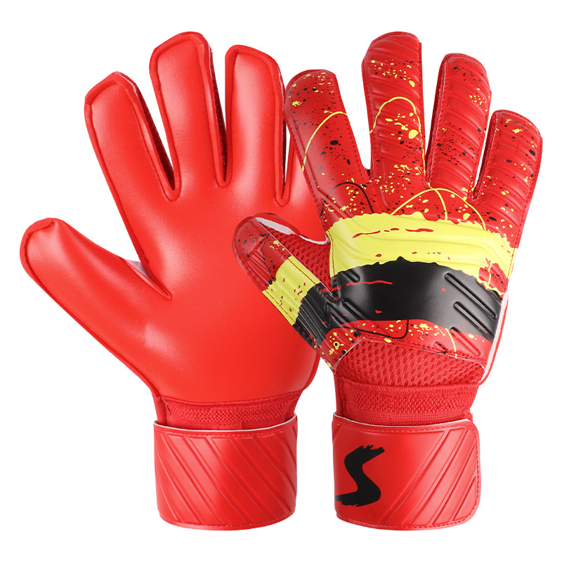 Jalgpalliväravavahi kindad – lateks/PU, sõrmede kaitse, libisemiskindel haare, unisex, treeninguks