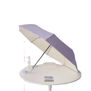 Automatinis sulankstomas moterų saulės skėtis su 8 šereliais, 190T audinys, plieninis kotas, guminė rankena, UPF50+ UV apsauga, vėjo ir lietaus atsparus