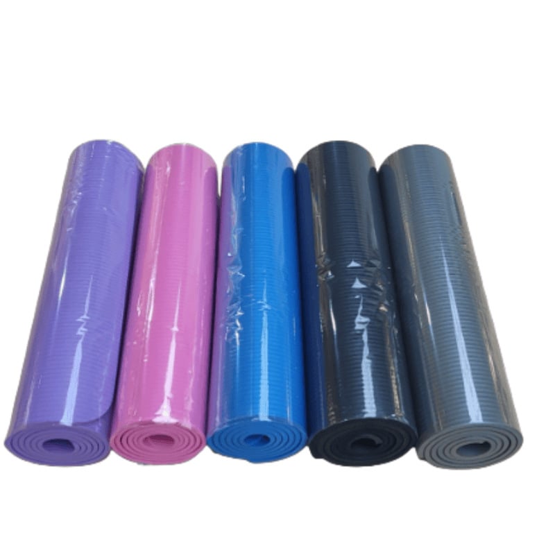 Joga podloga od NBR-a, debljina 8 mm, težina 650 g, prugasti uzorak, mogućnost privatnog označavanja