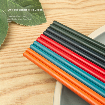 Protisklizové domáce čínske paličky na jedlo, nordický štýl, materiál PET sklenené vlákno, logo tlačené, personalizácia k dispozícii, leštenie vodou