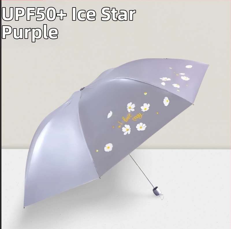 Rašiklio formos saulės skėtis, 7 plieno rėmas, rankinis atidarymas/uždarymas, 190T poliesterio audinys, UV apsauga UPF>50