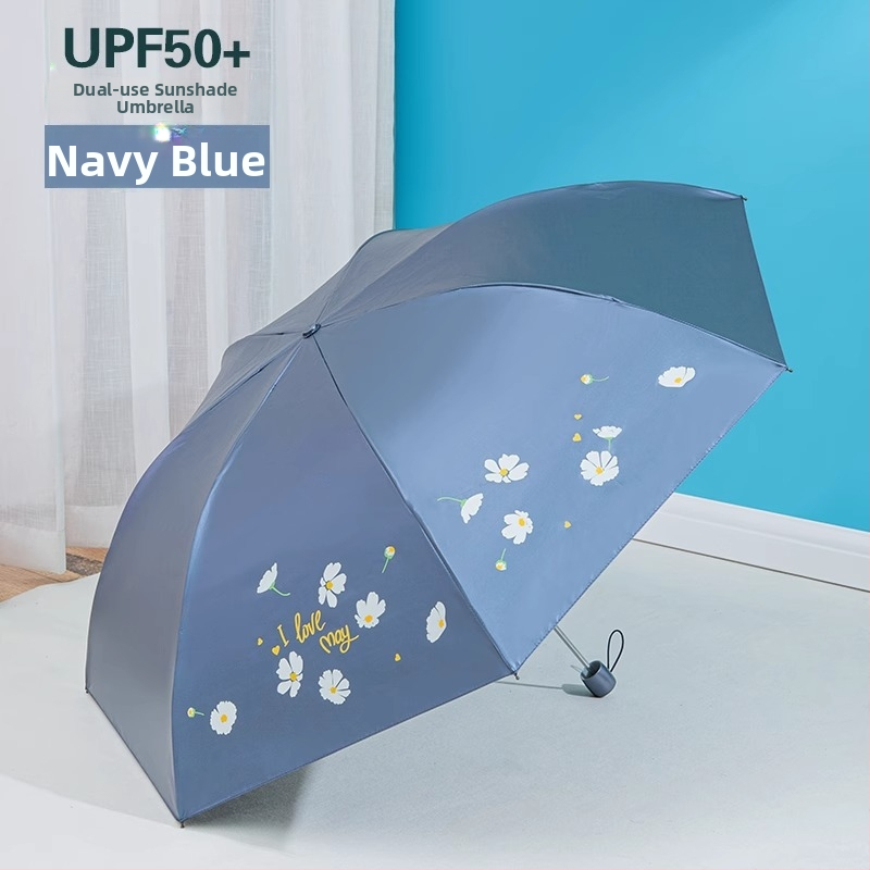 Pildspalvas formas saules lietussargs, 7 dzelzs rāmis, manuāla atvēršana/aizvēršana, 190T poliestera audums, UV aizsardzība UPF>50