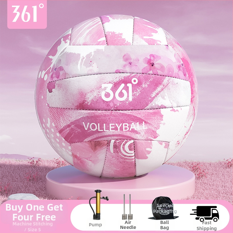 361° Vidinis treniruočių tinklinis kamuolys gimnazijos mokiniams — PVC, siūtas mašina, treniravimui ir varžyboms