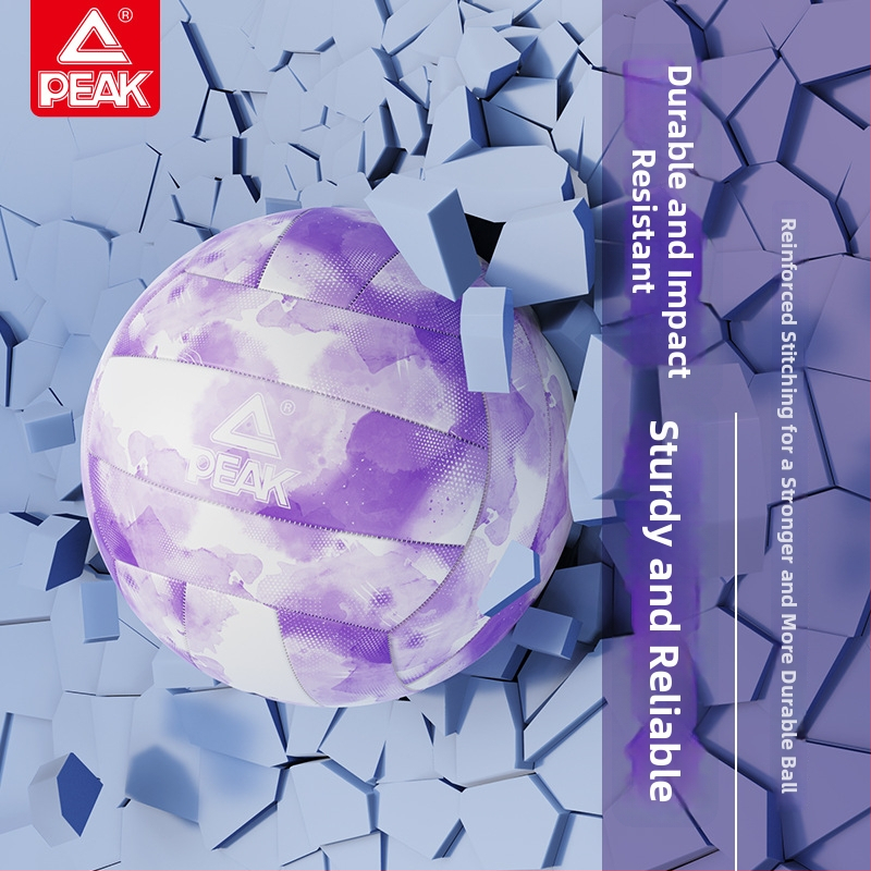 Peak PVC mīkstais volejbols Nr. 5, YQF5206, ar mašīnveida šuvumu