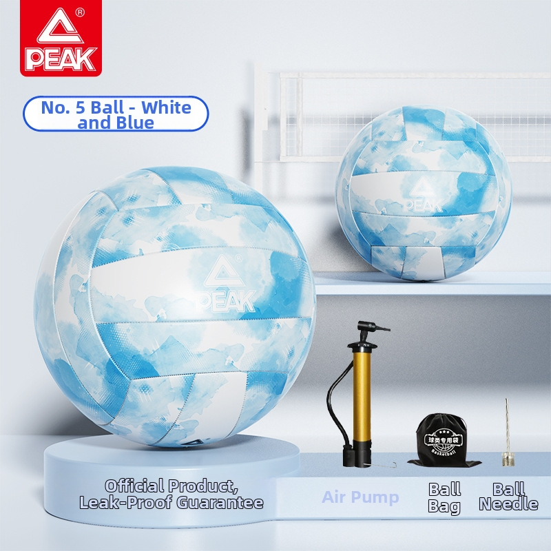 Peak PVC minkštas tinklinis kamuolys Nr. 5, YQF5206, mašininis siuvimas