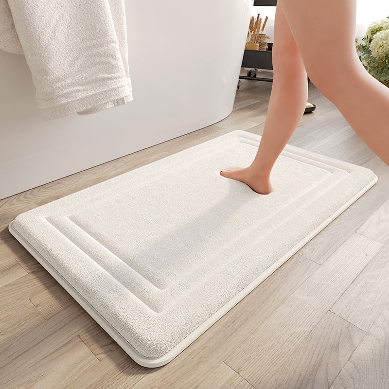 Constant Love poliester kupaonska prostirka – kvadratnog oblika, protuklizna, upija vodu, brzo suši, debeli, moderni minimalistički stil