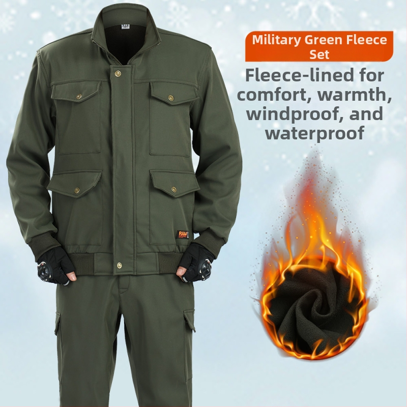 Kamufliažinė apranga rudenui ir žiemai - 100% medvilnė, atspari dėvėjimuisi, atspari vėjui, universalus