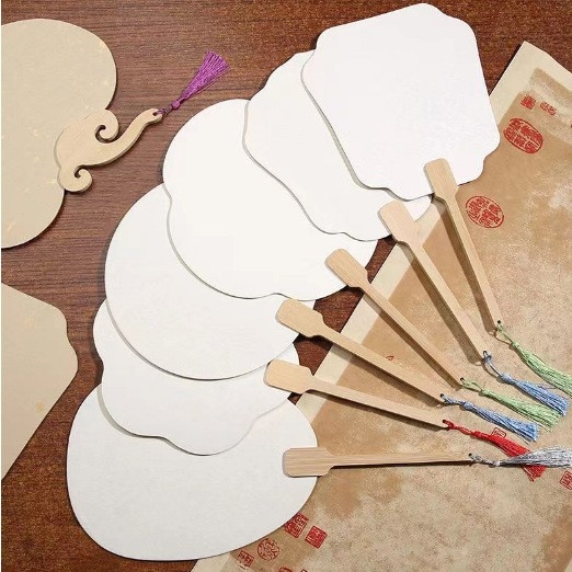 Apvalus lakavotas ventiliatorius - rankų darbo, DIY marmorinė, Baize, kartonas, modelis SZ00124, paprastas modernus stilius, nešiojamas, studentams