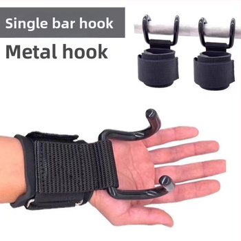 Treniravimo komplektas traukai: riešo apsauga su laikikliu ir pirštinės su kilpa – vienas kilpa, poliesterio pluoštas