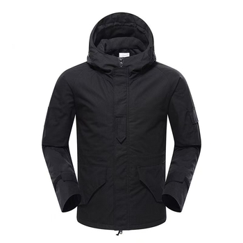 Kamufliažinė taktinė striukė - cheminių pluoštų mišinys, šilta ir vėją atstumianti, unisex, žiemai, pavasariui ir rudeniui