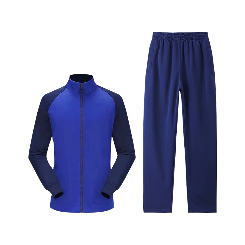 Ugniagesių ilgos rankovės kūno energijos treniruočių kostiumas — poliesterio pluoštas, greitai džiūsta, kvėpuojantis, šiltas, vėjo atsparus, unisex