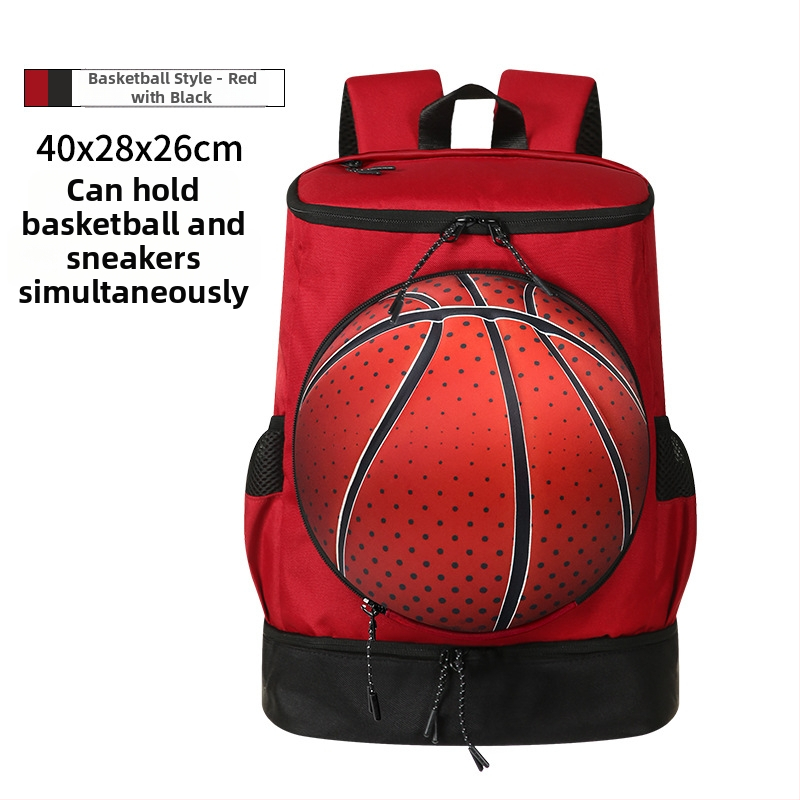 Spordikott suure mahutavusega, eraldi jalanõude sektsioon ja pallide hoiukoht, hingav PU materjal