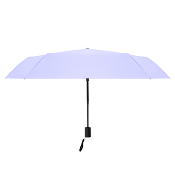 Visiem laikapstākļiem derīgs lietussargs - 6 ribas, teleskopiska automātiskā atvēršana, trīsdaļīgs dizains, šķiedras rāmis, sakausējuma centrālais stabs