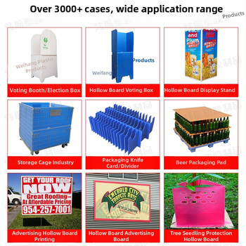 Antisztatikus PP üreges lemez, polipropilén, 2–12 mm vastagság, ROHS tanúsítvány, élelmiszer-csomagoláshoz alkalmas, testreszabás elérhető