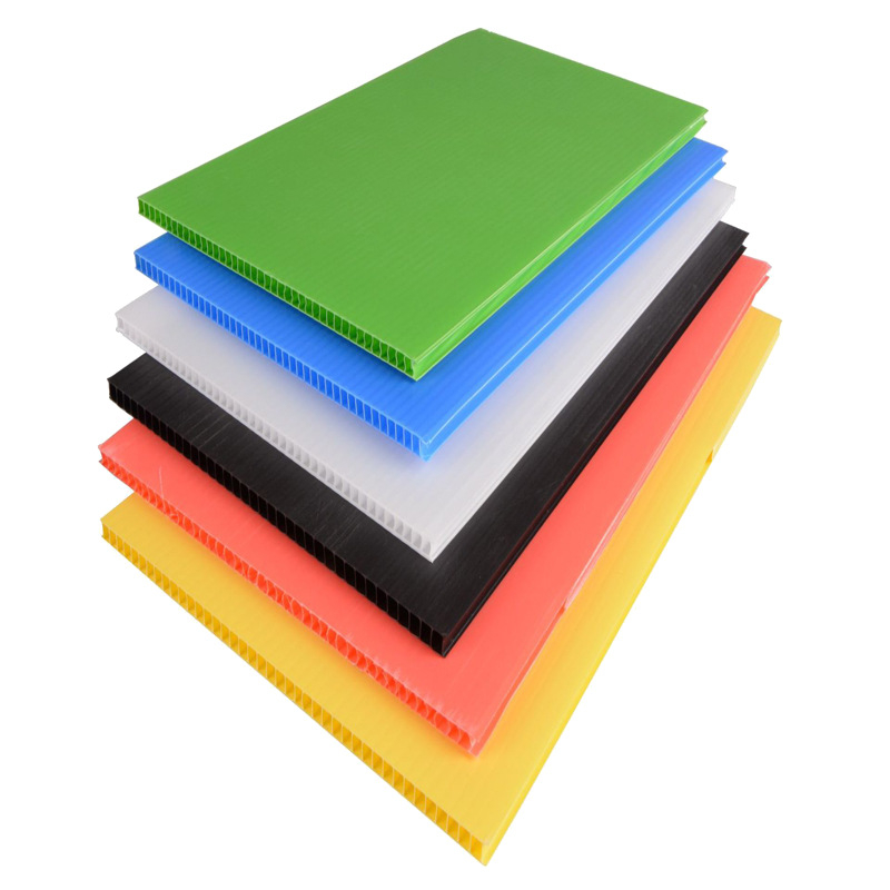 Antisztatikus PP üreges lemez, polipropilén, 2–12 mm vastagság, ROHS tanúsítvány, élelmiszer-csomagoláshoz alkalmas, testreszabás elérhető