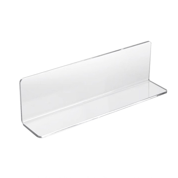 Акрилна прозрачна преграда за огледално шкафче за баня с антипад бариера, монтаж без пробиване, една секция