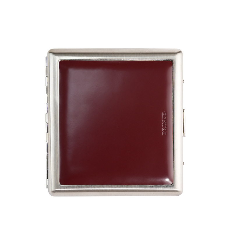 Prince Metāla cigarešu kārbiņa | Mūsdienīgs vienkāršs stils | Zīmols: Prince | Logotipa drukāšana: Jā | Iepakojums: 100 gab.