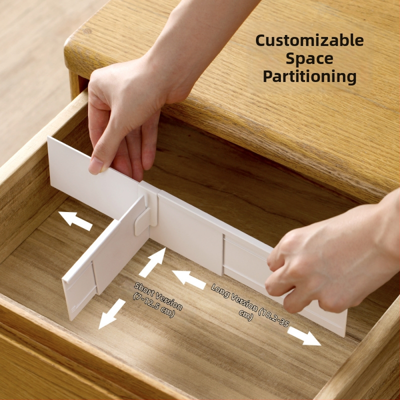 FaSoLa Virtuves atvilktnes dalītājs – PP materiāls, Radošs stils, Uz grīdas uzstādīšana, Teleskopisks atvilktnes dalītājs, Viens līmenis