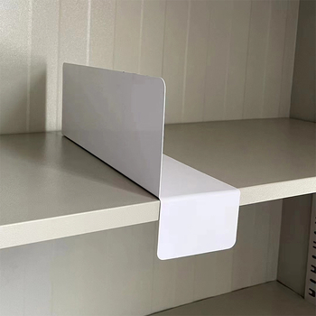 L-образен разделител за аптеки, пластмасов, семпъл и модерен стил, монтаж на бюро, Hookei, 1 слой