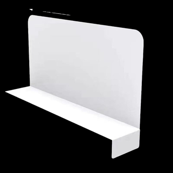 L-образен разделител за аптеки, пластмасов, семпъл и модерен стил, монтаж на бюро, Hookei, 1 слой