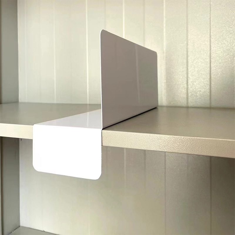 L-образен разделител за аптеки, пластмасов, семпъл и модерен стил, монтаж на бюро, Hookei, 1 слой