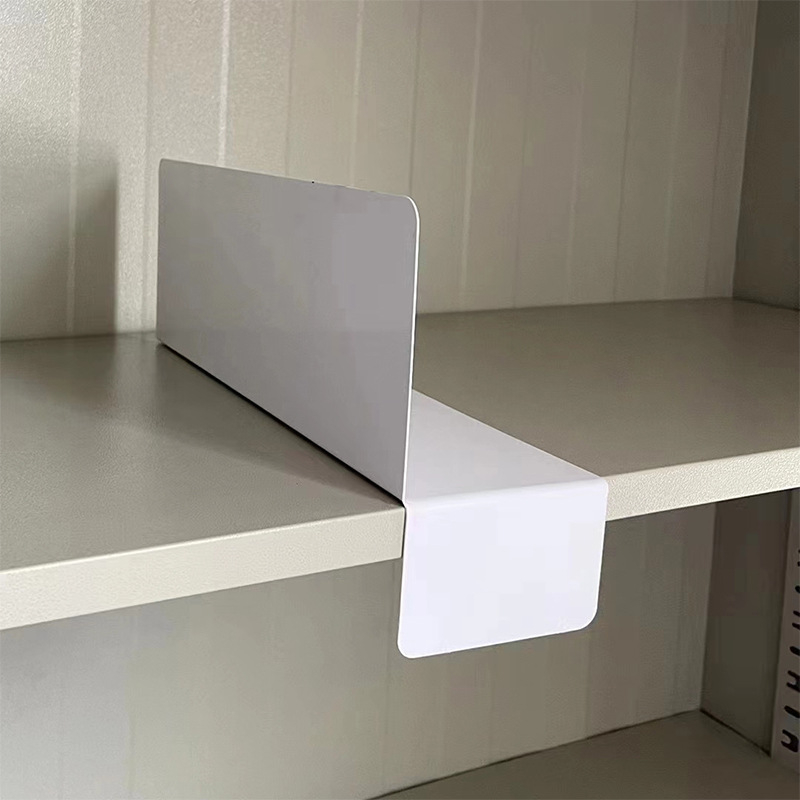 L-образен разделител за аптеки, пластмасов, семпъл и модерен стил, монтаж на бюро, Hookei, 1 слой