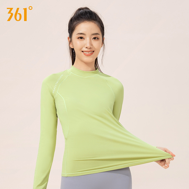 361 Naiste jooga pikkade kätega top sügiseste treeningute jaoks – fliisi vooder, 78% polüester