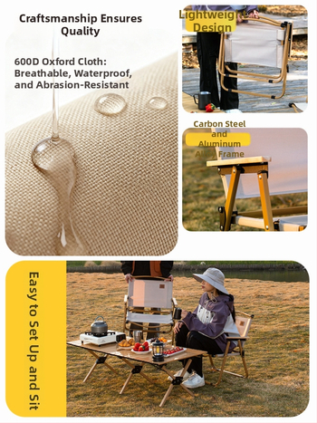 Sulankstomas stalas ir kėdė – anglies plienas, DAOSHEN, Comet Chair