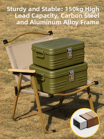 Sulankstomas stalas ir kėdė – anglies plienas, DAOSHEN, Comet Chair