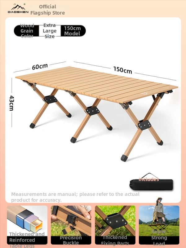 Sulankstomas stalas ir kėdė – anglies plienas, DAOSHEN, Comet Chair