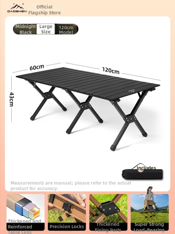 Sulankstomas stalas ir kėdė – anglies plienas, DAOSHEN, Comet Chair