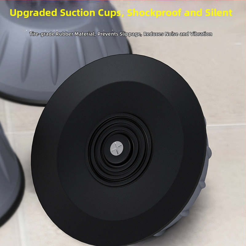 Mazgājamās mašīnas kājiņu paliktnis — universāla, pretslīdoša, triecienizturīga, paaugstinājošs plastmasas pamats mazgāšanai un ledusskapim