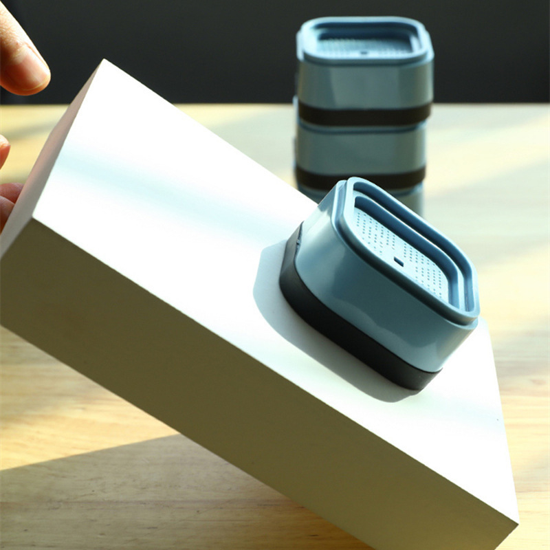 Universalus skalbimo mašinos kojos pagalvėlė – priešslydžio, smūgių sugerimas, aukščio didinimas, drėgmei atspari plastikinė pagrindė