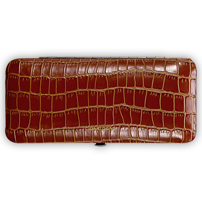 Ādas cigāru ceļojumu kārba ar atslēgu piekariņu, zīmols CIGARLOONG/Cigar Dragon, kāzu dāvana