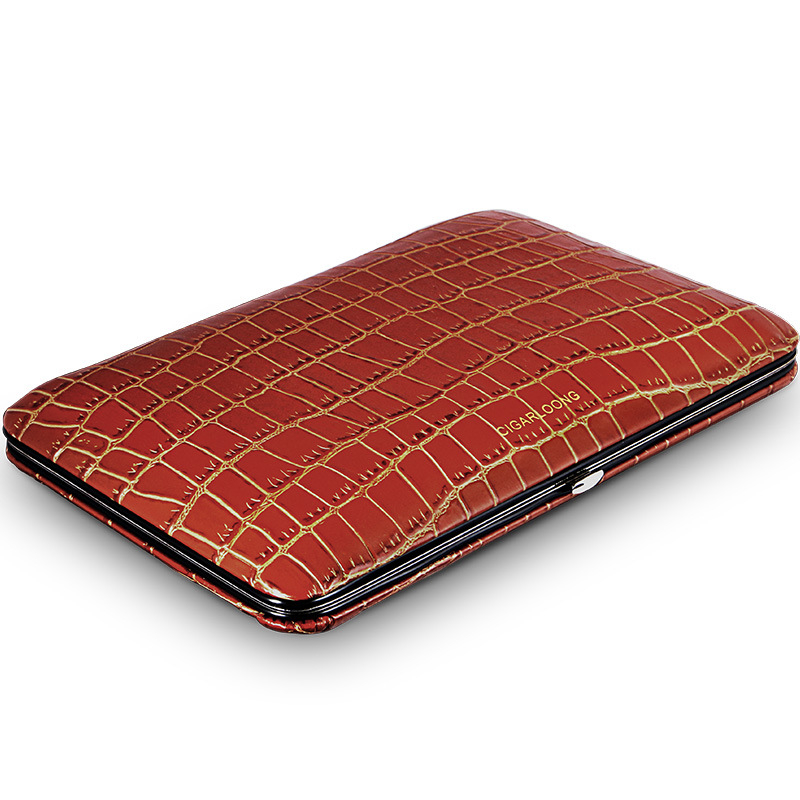 Ādas cigāru ceļojumu kārba no CIGARLOONG/Cigar Dragon, jauns ķīniešu stils, atslēgu ķēdīte, kāzu dāvana