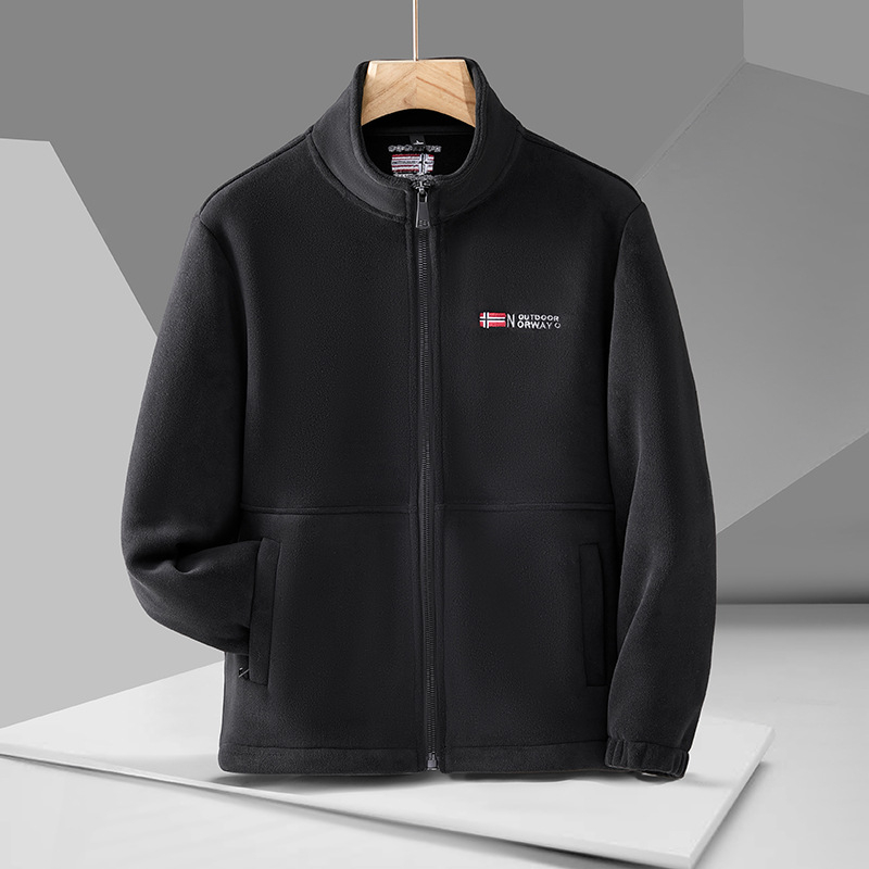 Fliso striukė, kardigano stiliaus, unisex, fliso audinys, žiemai ir rudeniui